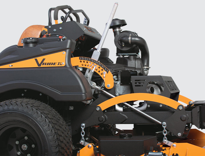 Scag V-Ride XL 61" Commercial Stand-On Mower 38hp Kawasaki FX EFI BLACKOUT