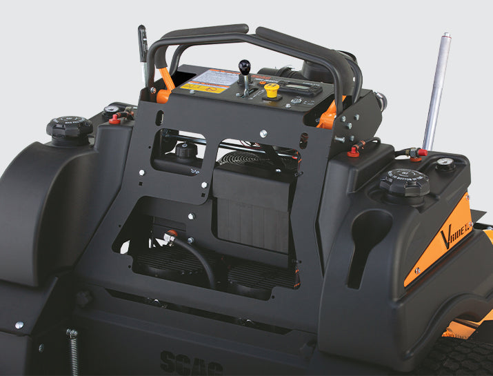 Scag V-Ride XL 61" Commercial Stand-On Mower 38hp Kawasaki FX EFI BLACKOUT