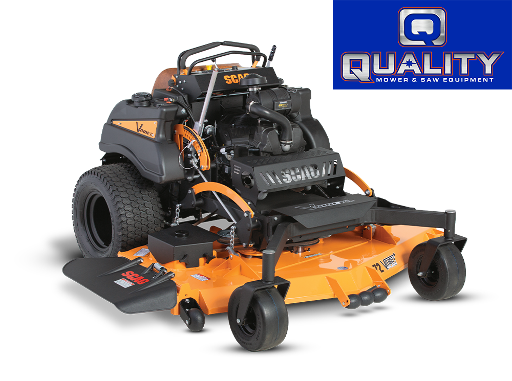 Scag V-Ride XL 61" Commercial Stand-On Mower 38hp Kawasaki FX EFI BLACKOUT