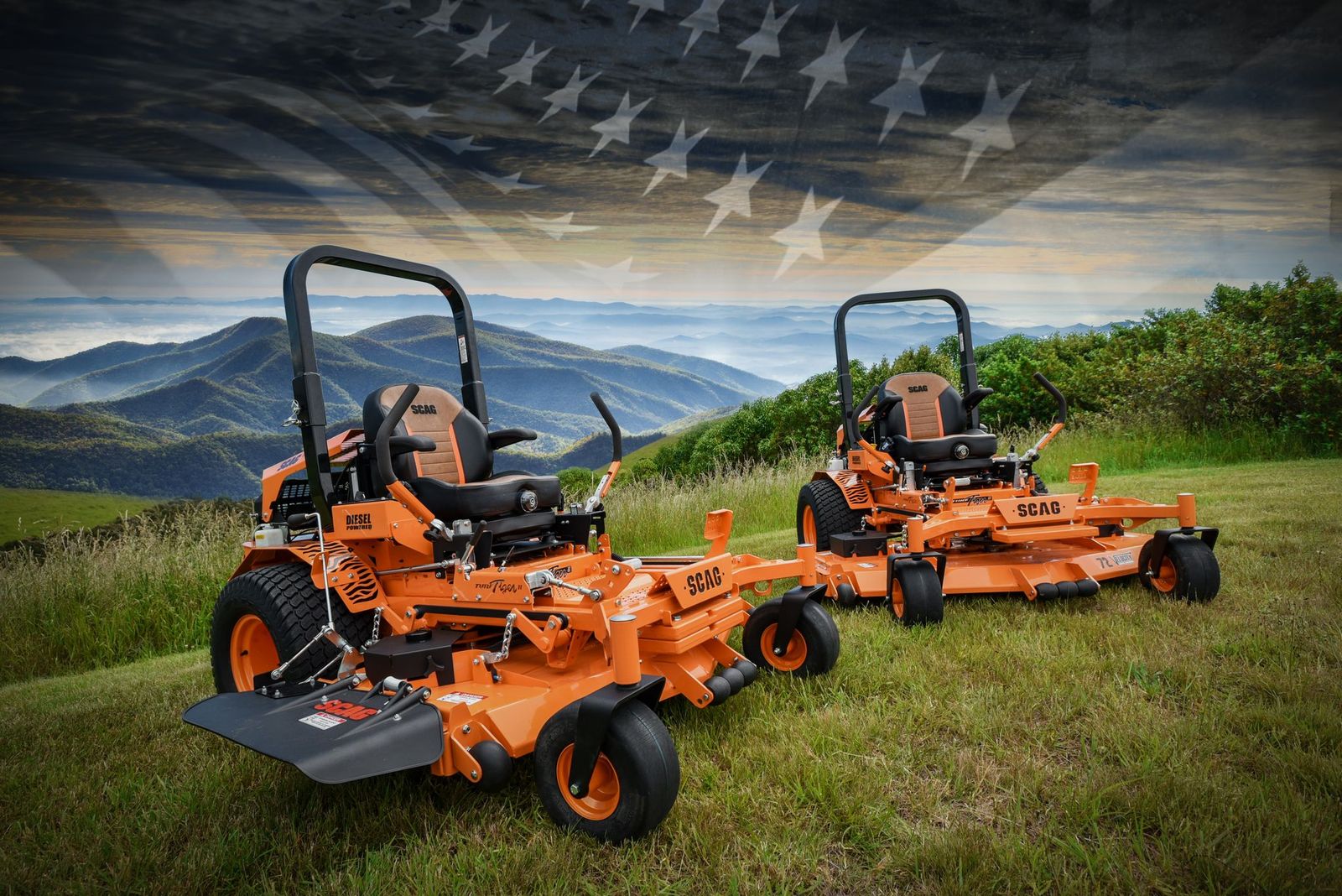 Scag Turf Tiger II 61" Commercial Zero-Turn Mower - 38hp Kohler EFI Engine