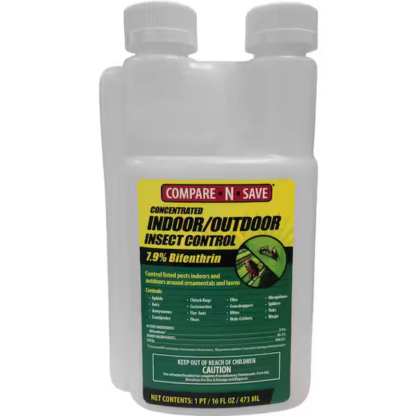 16Oz Indoor/Outdoor Insect Concentrate 7.9% Bifenthrin w/ Measure Chamber
