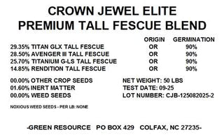 Crown Jewel Elite Tall Fescue Grass Seed - 50 lbs.