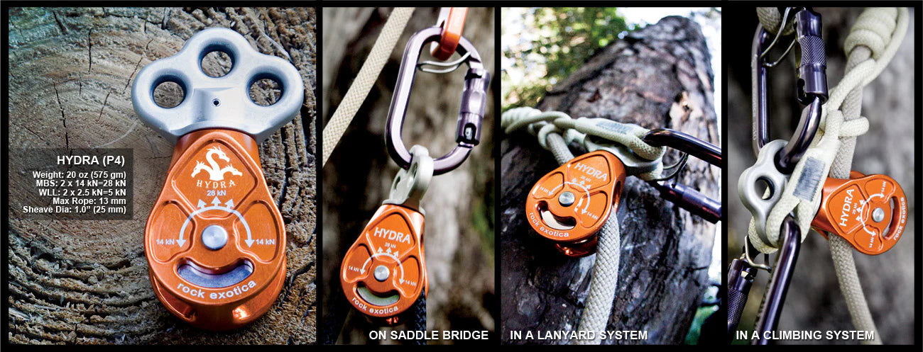 Rock Exotica Hydra Triple Attachment Pulley