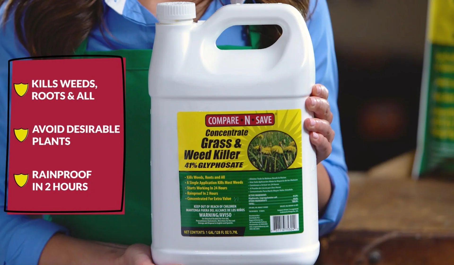 41% Glyphosate Concentrate - Compare & Save 1 Gallon