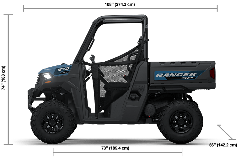 2026 Polaris RANGER SP 570 Premium | 567cc ProStar® Engine | Zenith Blue