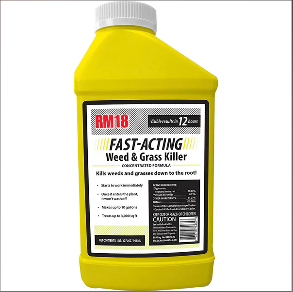 RM18 32Oz Fast-Acting Weed and Grass Killer