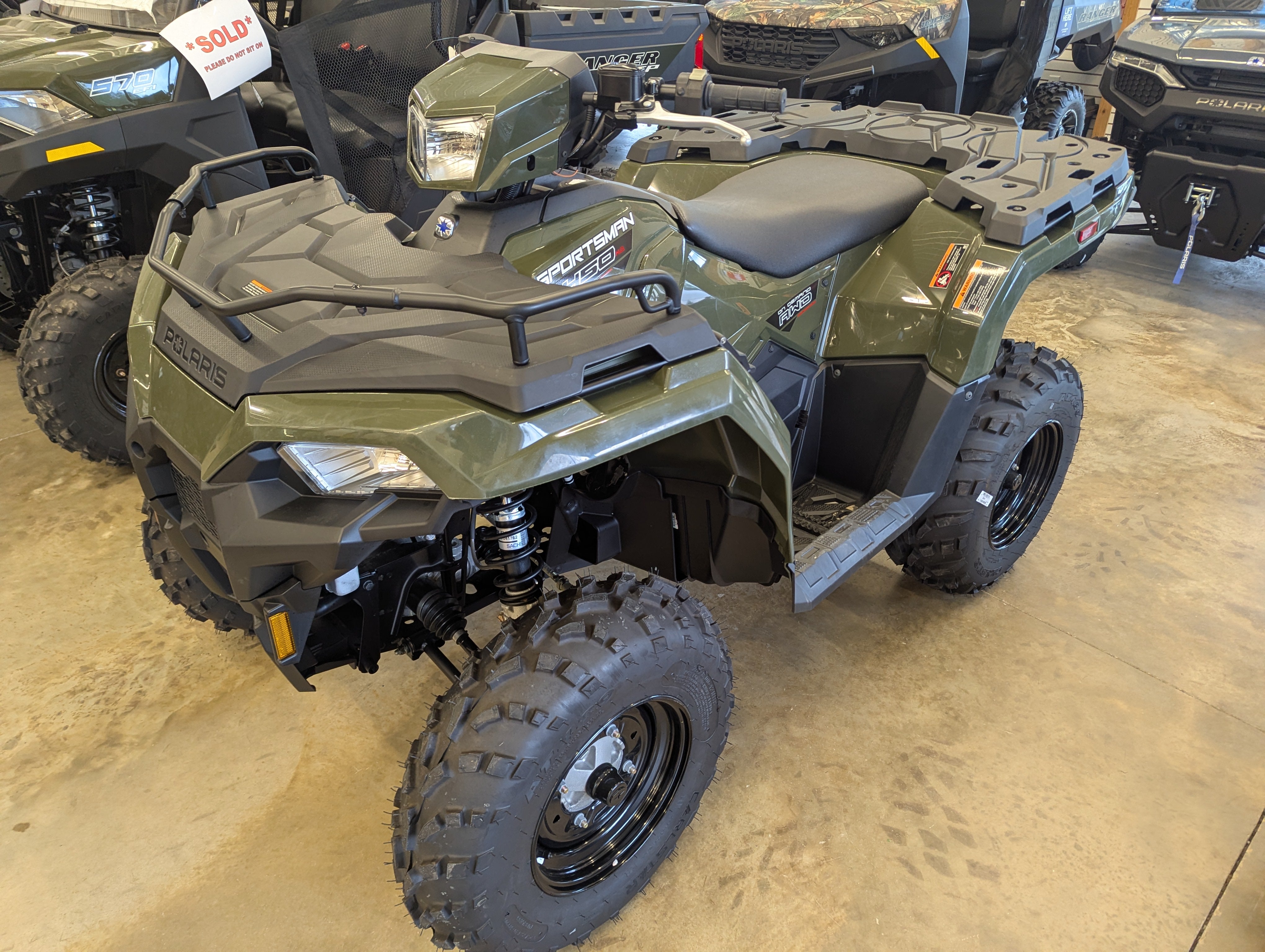 2025 Polaris Sportsman 450 H.O. – 450 Series  | 499cc Prostar® Engine | Sage Green