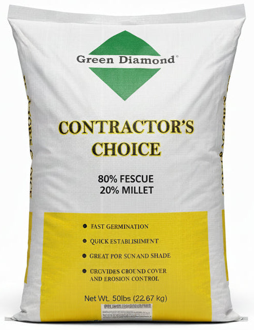 80% FESCUE 20% MILLET GRASS SEED CONTRACT BLEND 50LB